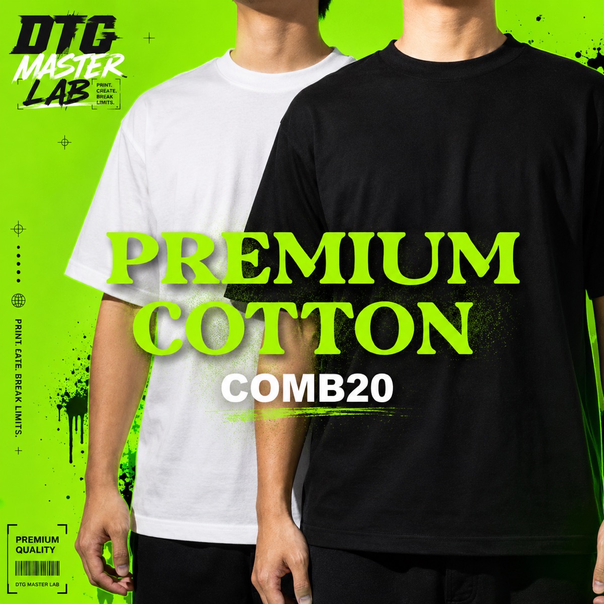 เสื้อ เสื้อ COMB20 สำหรับงานสกรีน